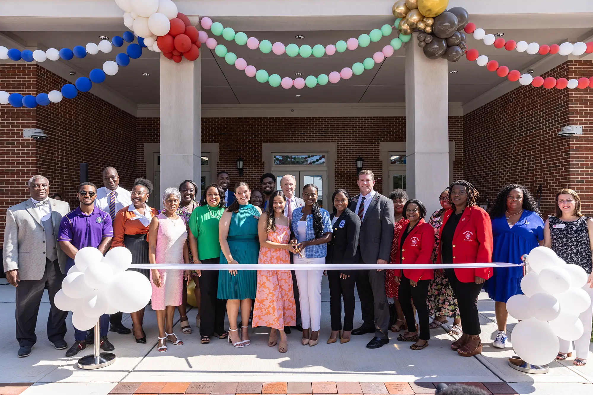 Ribbon cutting for the Greek Assembly Hall